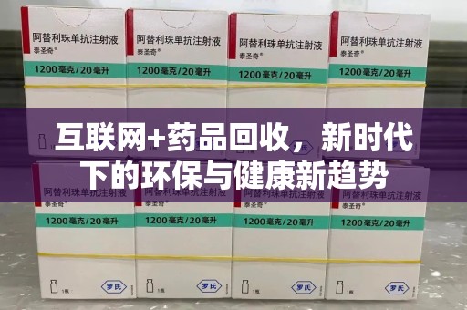 肇庆互联网+药品回收，新时代下的环保与健康新趋势
