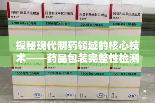 肇庆探秘现代制药领域的核心技术——药品包装完整性检测的科学与应用
