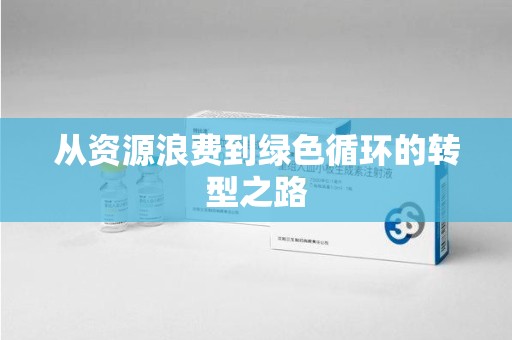 肇庆从资源浪费到绿色循环的转型之路